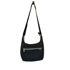 Baggallini Sidekick RFID Large Crossbody Bag Nylon Black